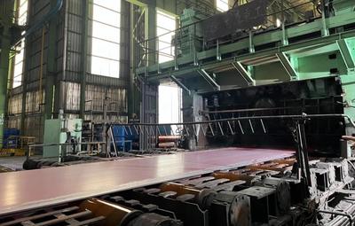 重庆钢铁不锈钢单面复合钢板试轧成功